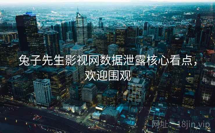 兔子先生影视网数据泄露核心看点，欢迎围观