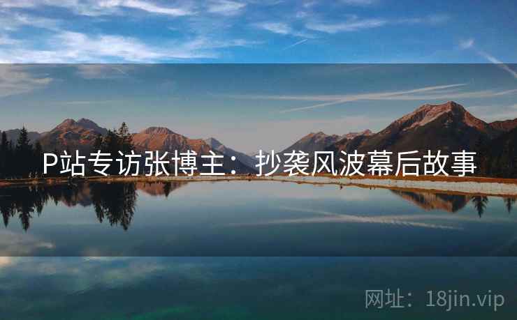 P站专访张博主：抄袭风波幕后故事