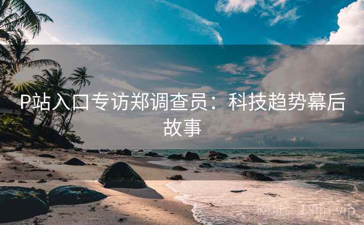 P站入口专访郑调查员：科技趋势幕后故事
